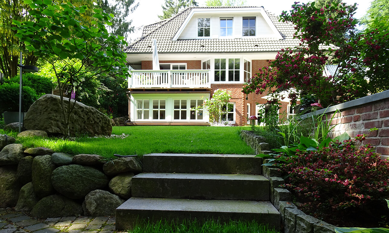 Wintergarten und Balkon